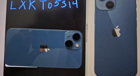 Mint
													Apple iPhone 13 Mini - Unlocked, Blue, 128 GB, A2481, photo 1 of 8