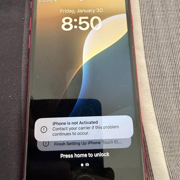 Apple iPhone SE 3rd Gen 2022 - Unlocked, Red, 64 GB, A2595