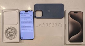 Good
													Apple iPhone 15 Pro Max - Unlocked, Natural, 256 GB, A2849, photo 3 of 13