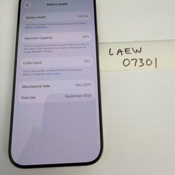 Apple iPhone 16 Pro - Unlocked, 1 TB, Natural, A3083