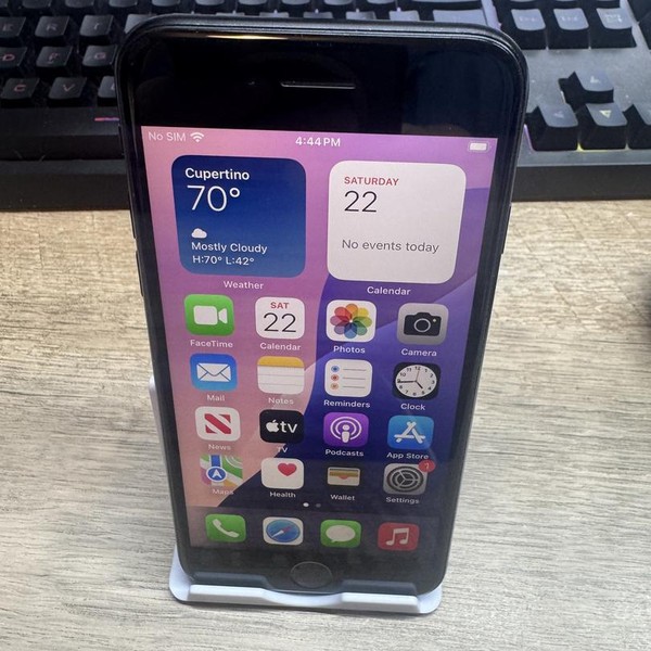 Apple iPhone SE 2nd Gen 2020 - Unlocked, 64 GB, Black, A2275