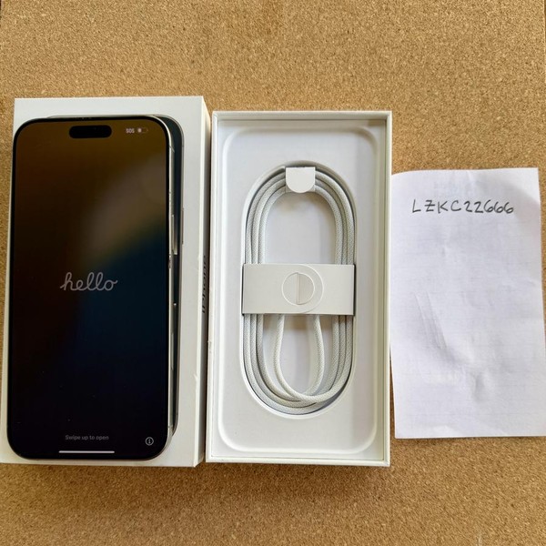 Apple iPhone 16 Pro Max - Unlocked, 256 GB, White, A3084