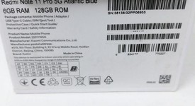 Mint
													Xiaomi Redmi Note 11 Pro 5G - Unlocked Non-US, Blue, 128 GB, 6 GB, photo 5 of 9