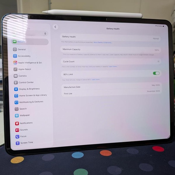 Apple iPad Pro 13 inch (M4) 2024 - Unlocked, 256 GB, Black, 8 GB, A2926, Standard Glass