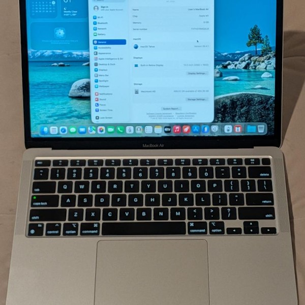 MacBook Air 2020 - 13 inch - 512 GB, Silver, 8 GB, Apple M1