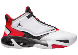 Jordan Max Aura 4 White Black University Red for sale