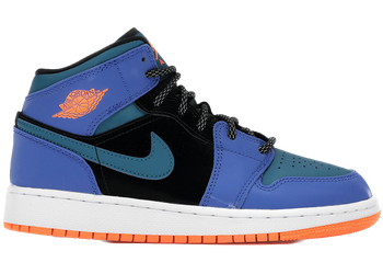 Jordan 1 Mid Racer Blue Green Abyss (GS) for sale