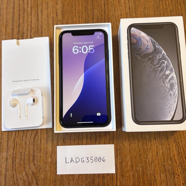 Apple iPhone Xr - Unlocked, 64 GB, Black, A1984