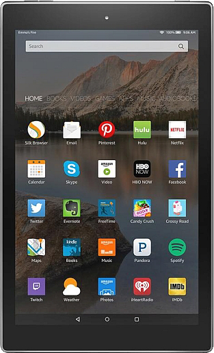 Amazon Fire HD 10 2017 with Alexa - Wi-Fi, 32 GB, Red