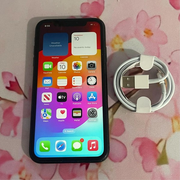 Apple iPhone Xr - Unlocked, 64 GB, Black, A1984