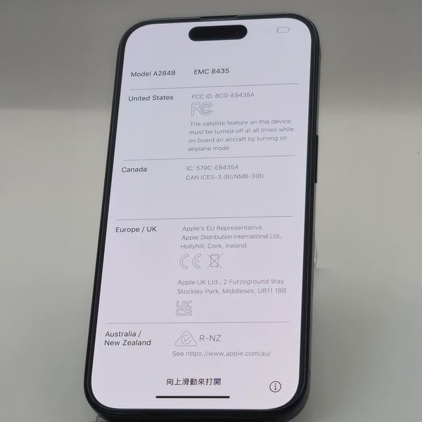 Apple iPhone 15 Pro - Verizon, 128 GB, Blue, A2848