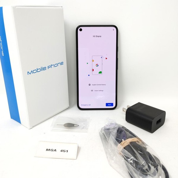 Google Pixel 5 - Unlocked, 128 GB, Black, 8 GB, GD1YQ