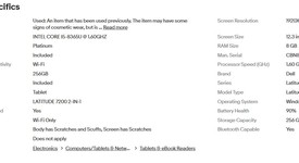 Good
													Dell Latitude Laptop, photo 2 of 14