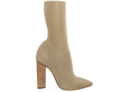 Yeezy Knit Ankle Boot Gold for sale