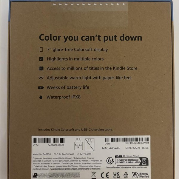 Kindle Colorsoft - Black