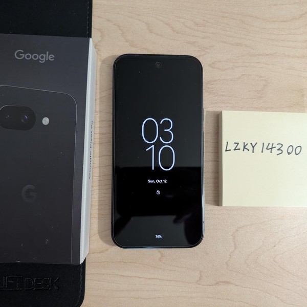 Google Pixel 9a - Visible, 128 GB, Obsidian, 8 GB