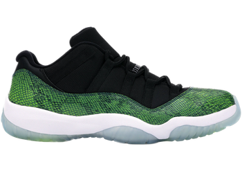 Jordan 11 Retro Low Green Snakeskin for sale