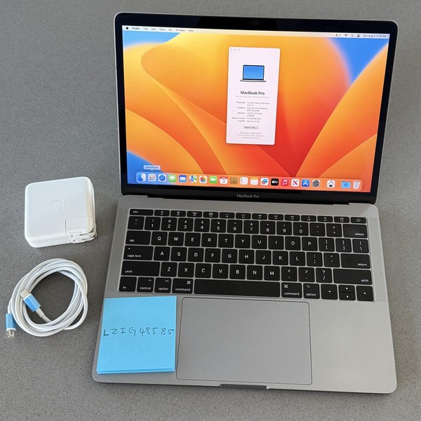 MacBook Pro 2017 (No Touch Bar) - 13 inch - 512 GB, Gray, 16 GB, Intel Core i5