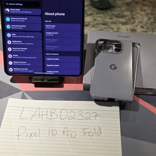 Google Pixel 10 Pro Fold - Verizon, 256 GB, Moonstone, GU0NP