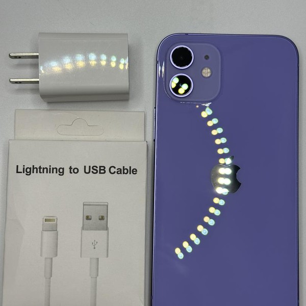 Apple iPhone 12 - Unlocked, 256 GB, Purple, A2172