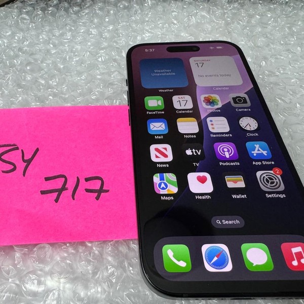 Apple iPhone 15 - Unlocked, 256 GB, Black, A2846