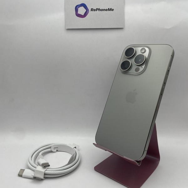 Apple iPhone 15 Pro - Unlocked, 128 GB, Natural, A2848