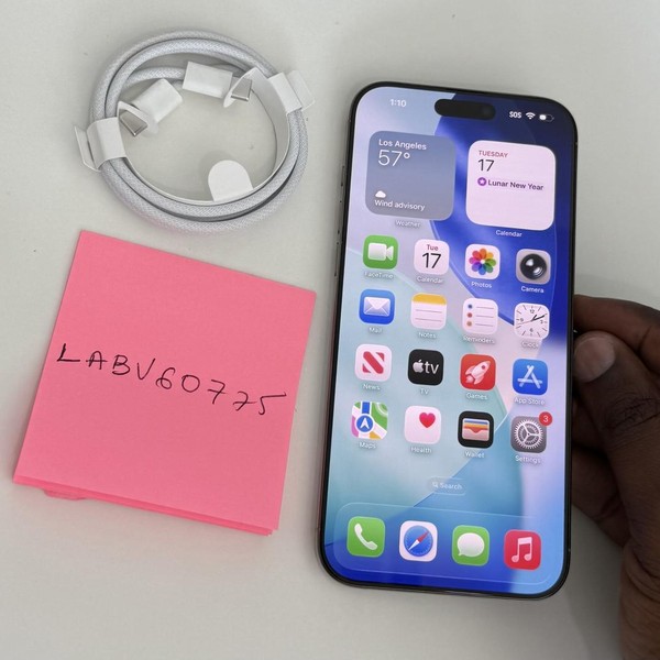 Apple iPhone 16 Pro Max - Unlocked, 256 GB, Natural, A3084