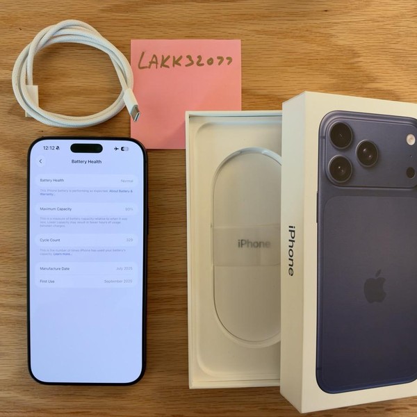 Apple iPhone 17 Pro Max - Unlocked, 512 GB, Deep Blue, A3257