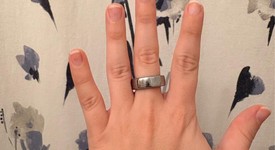 Fair
													Oura Ring Gen 3 - Silver, Size 9, Horizon, photo 4 of 5