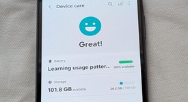 Good
													Samsung Galaxy A15 5G - Metro by T-Mobile, Black & Blue, 128 GB, 4 GB, photo 3 of 5