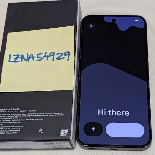 Google Pixel 9 Pro XL - Unlocked, 256 GB, Obsidian, 16 GB, GGX8B