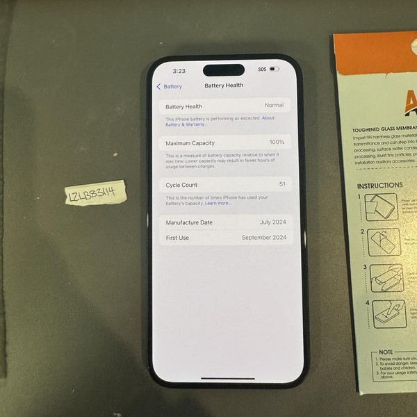 Apple iPhone 16 Plus - Cricket, 128 GB, Black, A3082