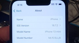 Good
													Apple iPhone 13 Mini - Unlocked, Midnight, 128 GB, A2481, photo 5 of 10