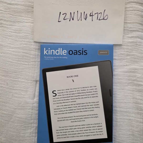 Amazon Kindle Oasis 10th Gen - 8 GB, Gray, WiFi Only