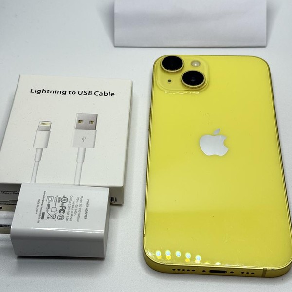 Apple iPhone 14 - Unlocked, 128 GB, Yellow, A2649