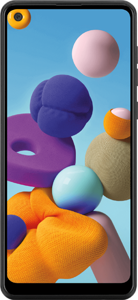 Samsung Galaxy A21 - Metro by T-Mobile, 32 GB, Black, 3 GB