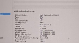 Fair
													MacBook Pro 2019 - 16" - I9, Gray, 1 TB, 16 GB, photo 5 of 12