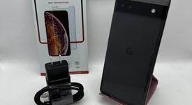 Mint
													Google Pixel 6a - Unlocked, Charcoal, 128 GB, 6 GB, GX7AS, photo 1 of 5