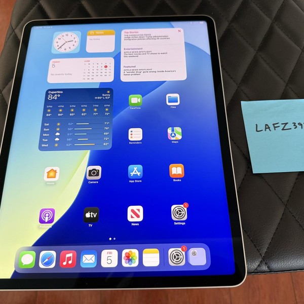 Apple iPad Pro 12.9 inch 5th Gen 2021 - Wi-Fi, 256 GB, Silver