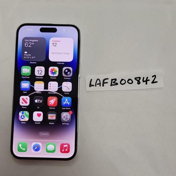 Apple iPhone 14 Pro Max - Unlocked, 256 GB, Silver, A2651