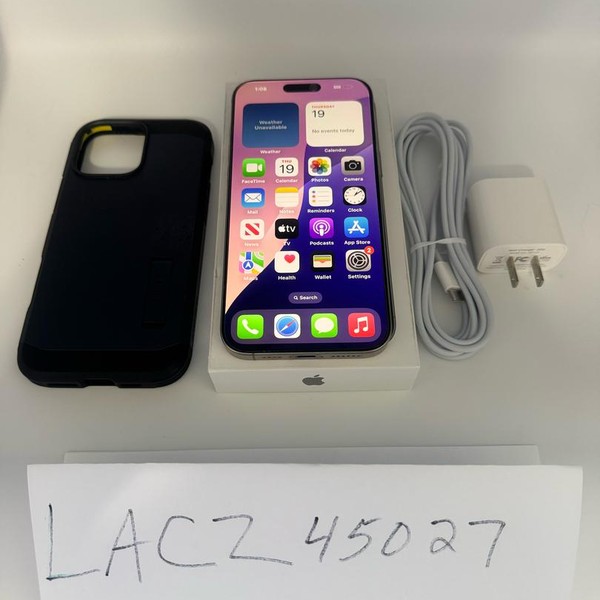 Apple iPhone 16 Pro Max - Unlocked, 256 GB, Natural, A3084