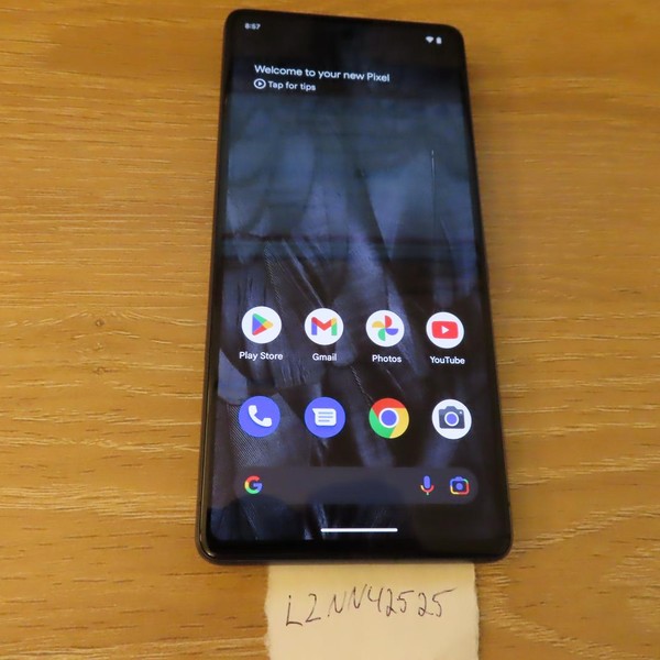 Google Pixel 7 - Verizon, 128 GB, Obsidian, 8 GB, GQML3, mmWave 5G