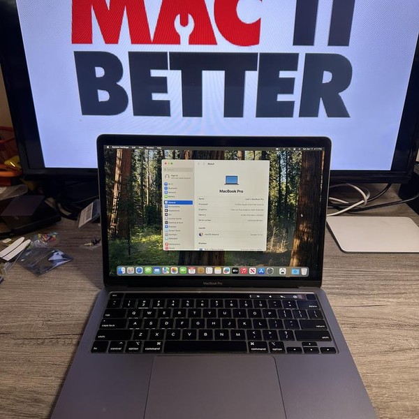 MacBook Pro 2020 - 13 inch - 256 GB, Gray, 8 GB, Intel Core i5