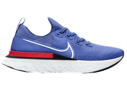 Nike React Infinity Run Flyknit Racer Blue Crimson for sale