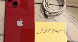Good
													Apple iPhone 13 - Unlocked, Red, 128 GB, A2482, photo 1 of 8