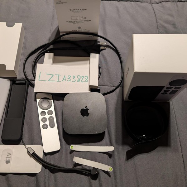 Apple TV 4k 3rd Gen (2022) - 128 GB, Wi-Fi + Plus Ethernet