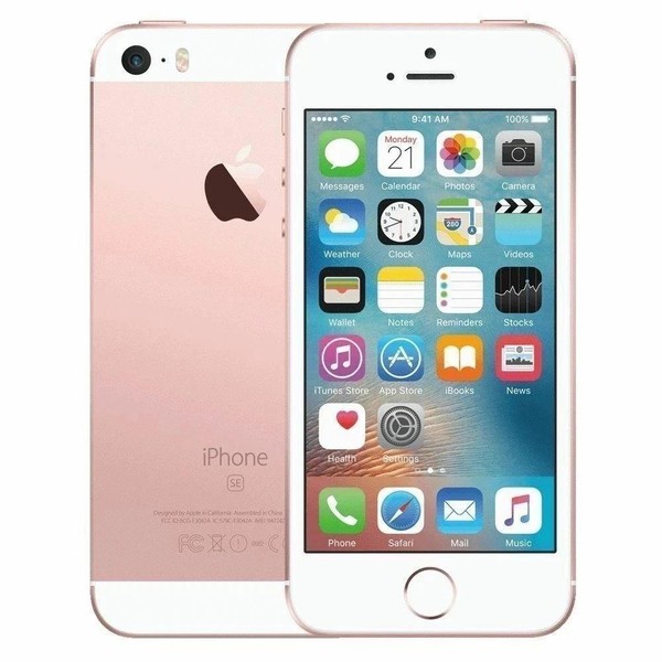 Apple iPhone SE 1st Gen 2016 - Unlocked, 32 GB, Rose Gold, A1662