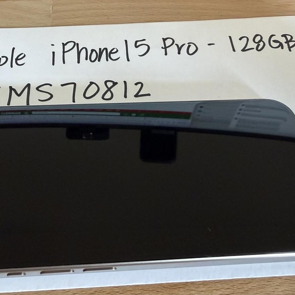 Apple iPhone 15 Pro - Unlocked, 128 GB, Natural, A2848