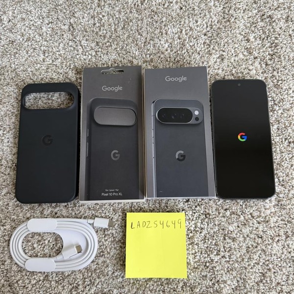 Google Pixel 10 Pro XL - Unlocked, 256 GB, Obsidian, GUL82