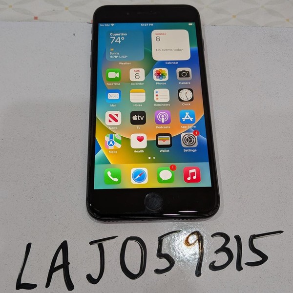 Apple iPhone 8 Plus - Unlocked, 64 GB, Gray, A1864